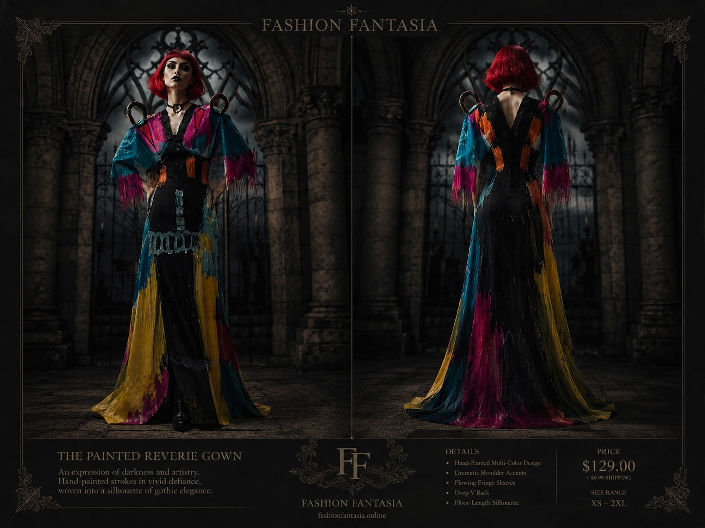 The Painted Reverie Gown
