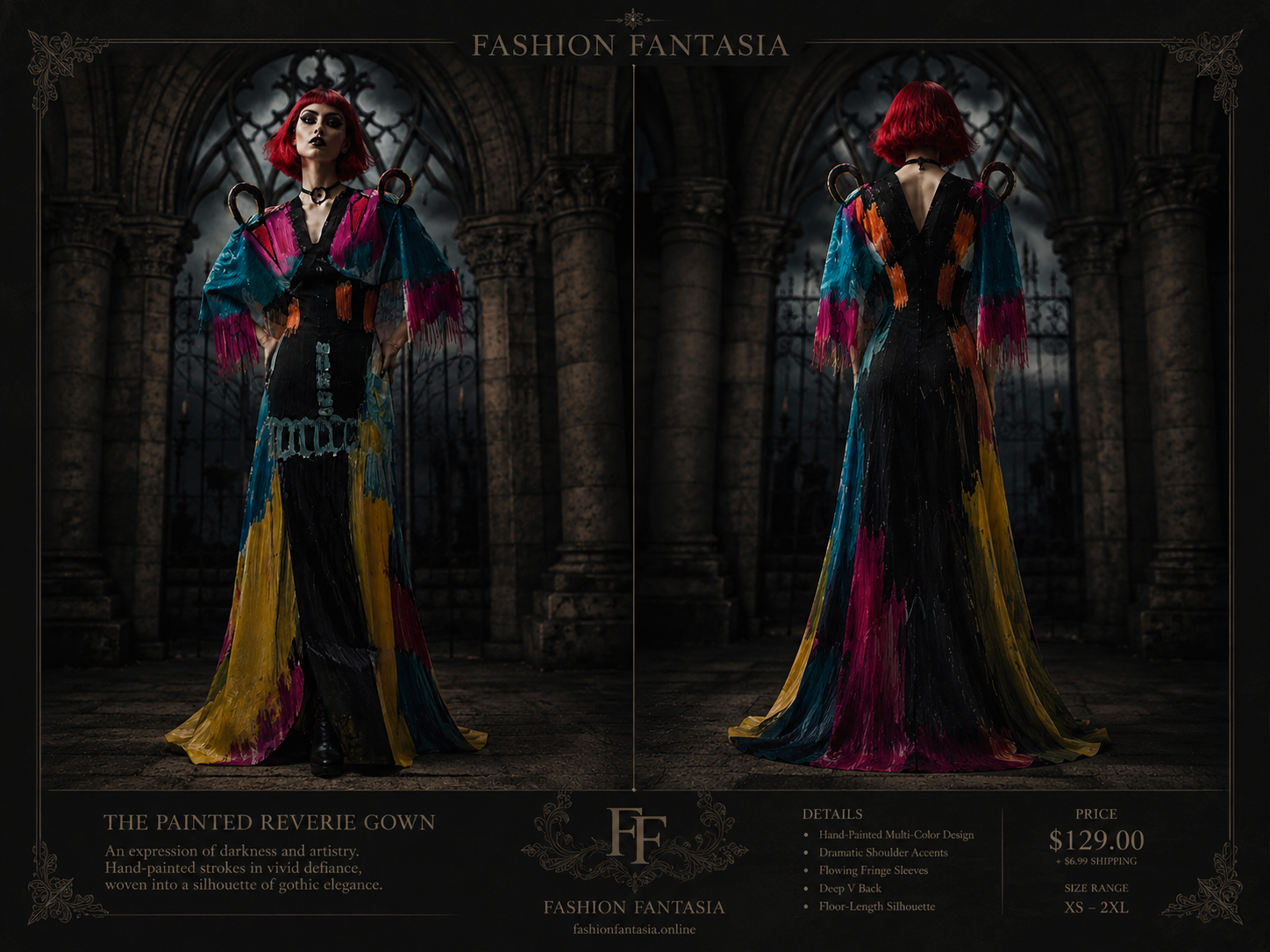 Painted Reverie Gown
